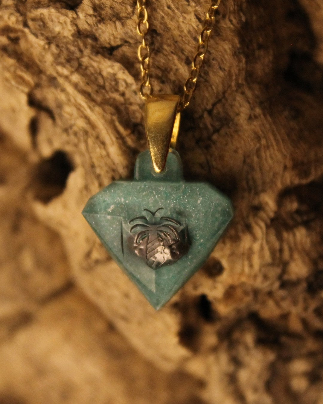 Atlantis Green Pirave Diamond - Meteorit