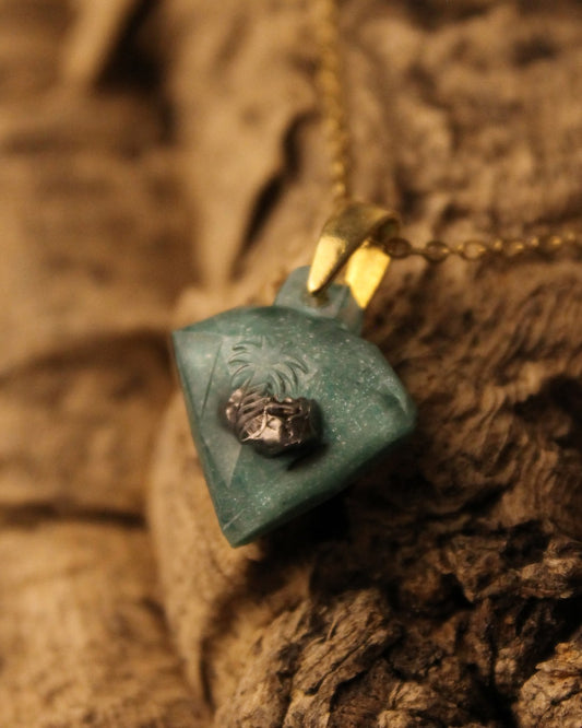 Atlantis Green Pirave Diamond - Meteorit