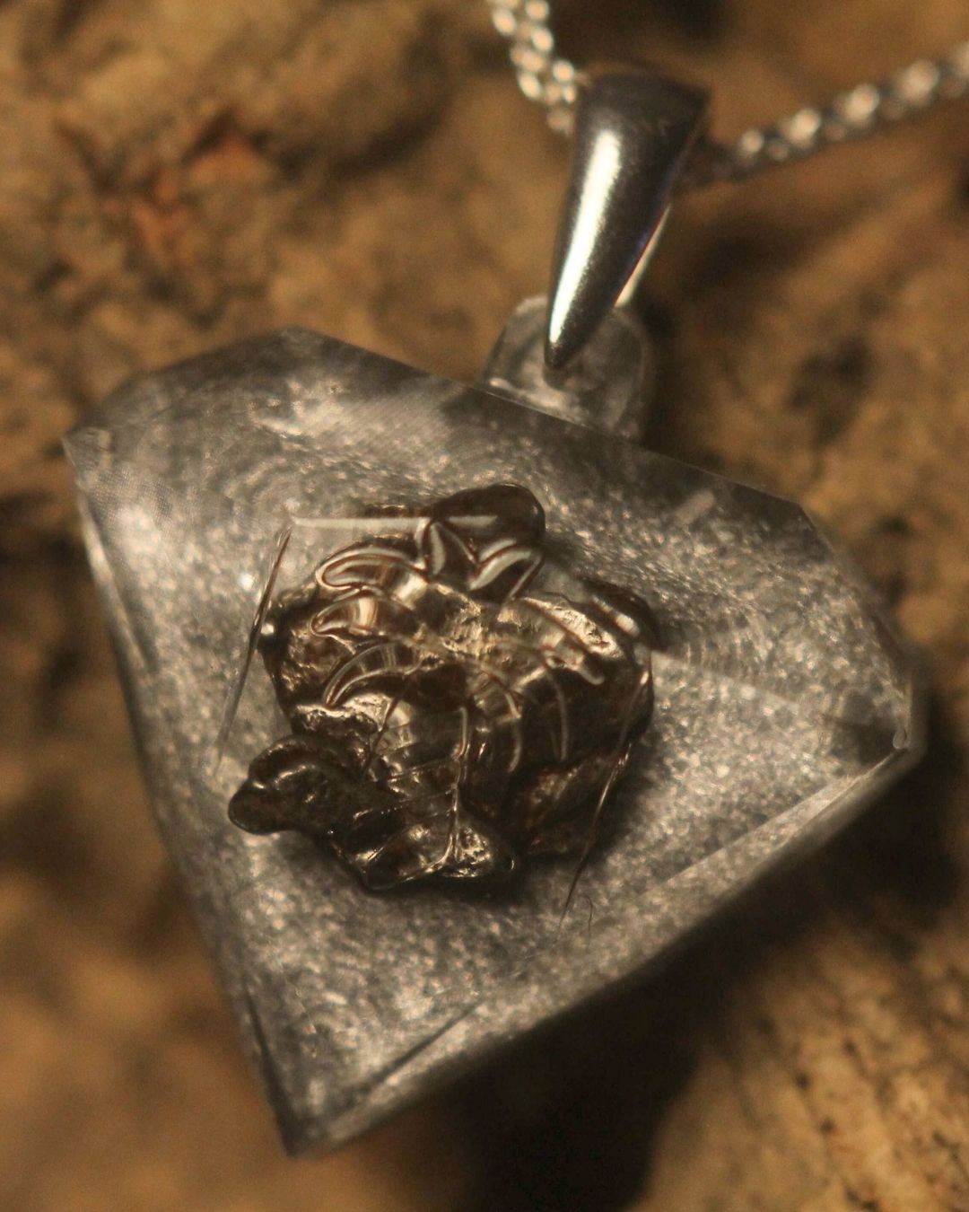 Silver Pirave Diamond  - Meteorit