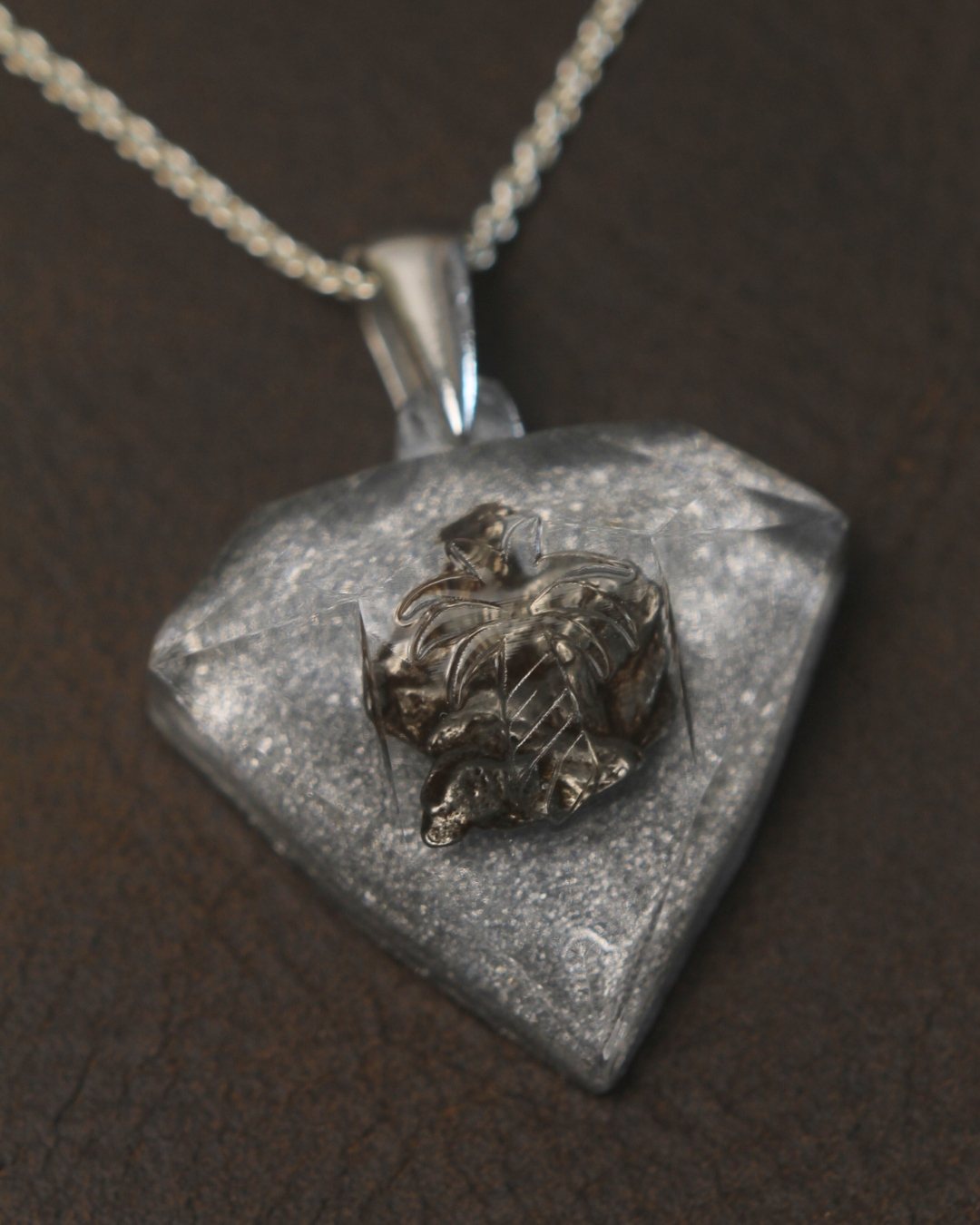 Silver Pirave Diamond  - Meteorit