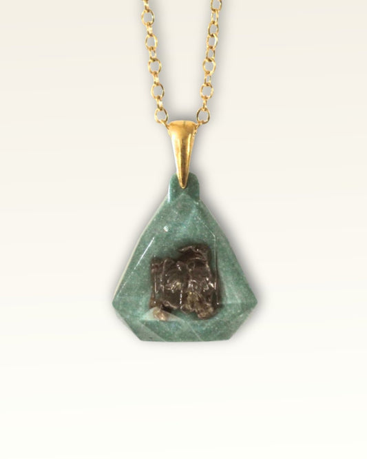 Atlantis Green Pirave Diamond Reversed - Meteorit